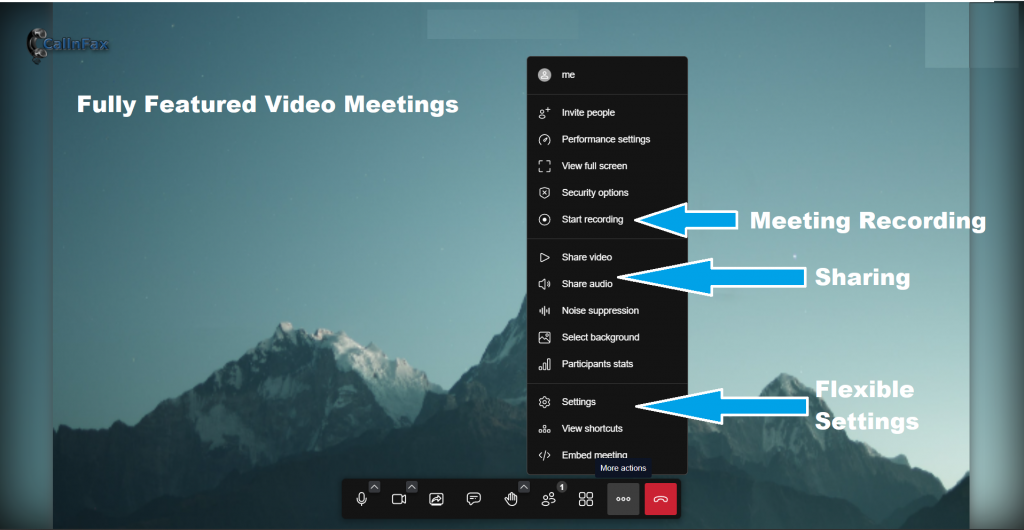 Video Conferencing from CallnFax